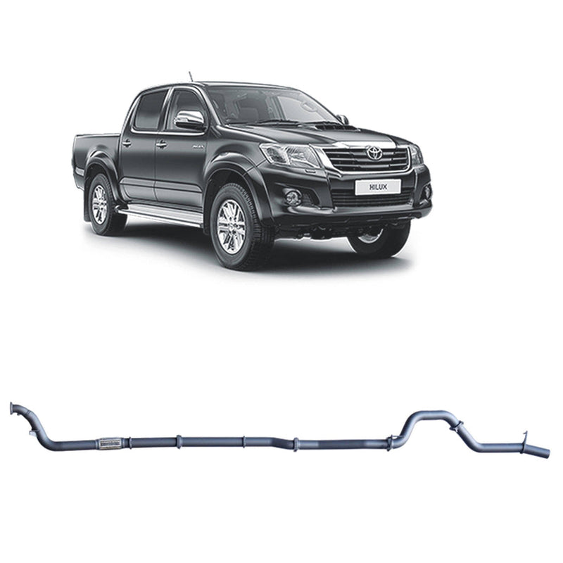 Redback Extreme Duty Exhaust 3in Turbo Back (No Cat & No