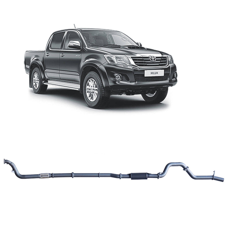 Redback Extreme Duty Exhaust 3in Turbo Back (No Cat With