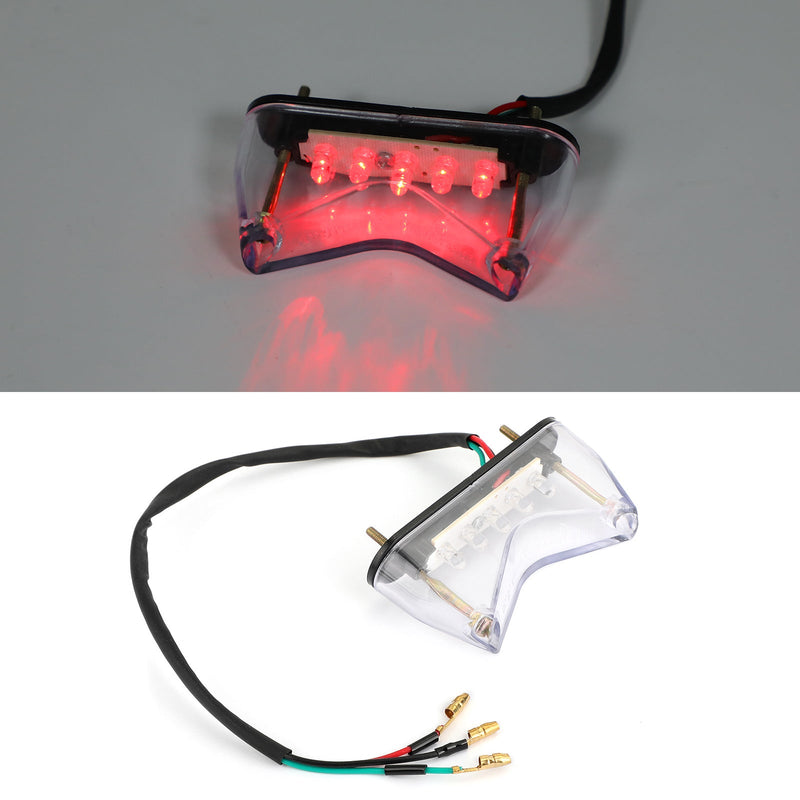 Universal Motorcycle Bobber ATV Dirt Bike Brake Tail Light LED
