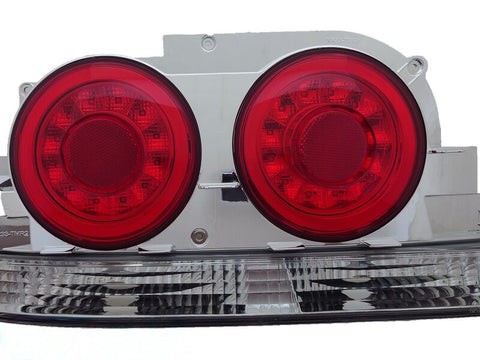 78 Works Fiber Ring LED Taillights to suit Nissan Skyline R33 GTR GTS25T Gtst 1993-1998 — image 1