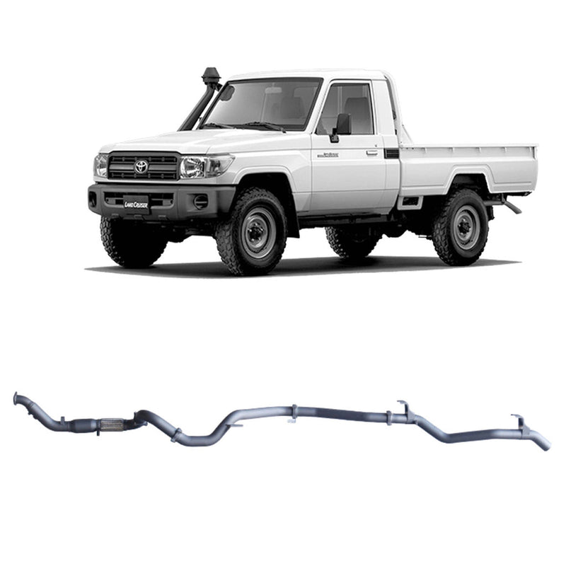 Redback Extreme Duty Exhaust 3in Turbo Back (With Cat &