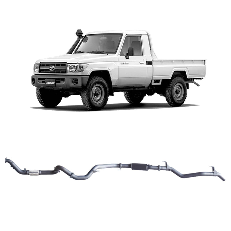 Redback Extreme Duty Exhaust 3in Turbo Back (No Cat With