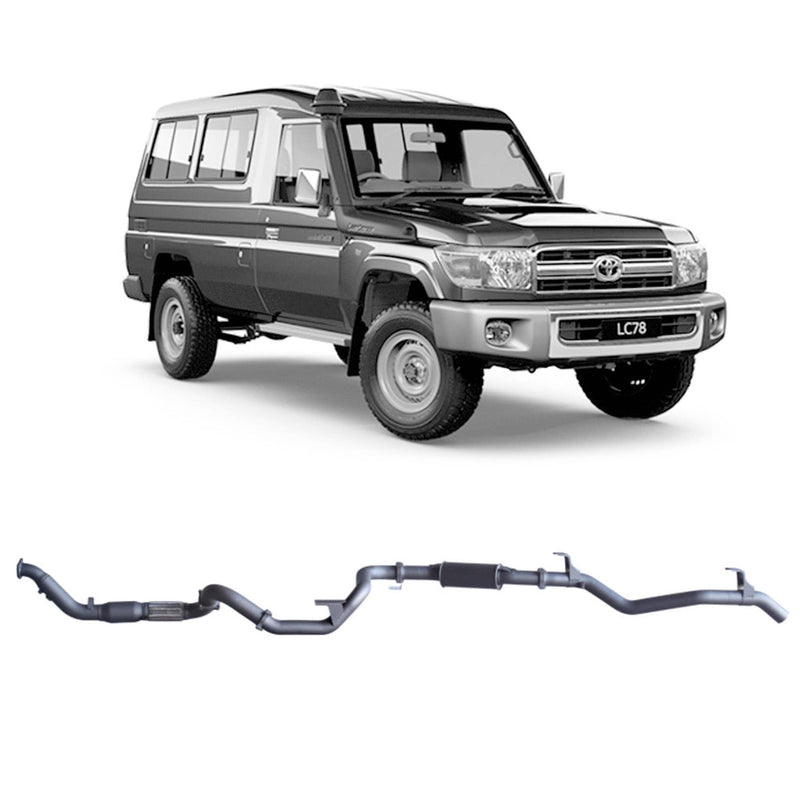 Redback Extreme Duty Exhaust 3in Turbo Back (With Cat &