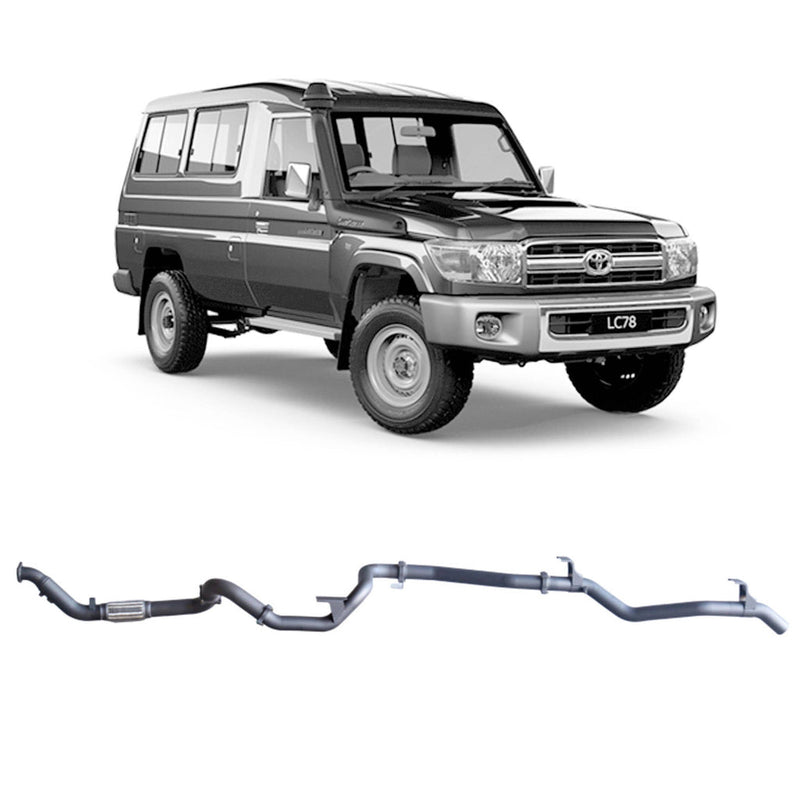 Redback Extreme Duty Exhaust 3in Turbo Back (No Cat & No