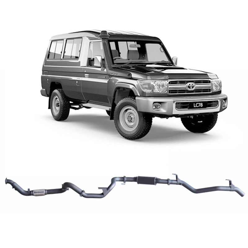 Redback Extreme Duty Exhaust 3in Turbo Back (No Cat With