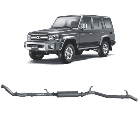 Redback Extreme Duty Exhaust 3in Turbo Back (No Cat With
