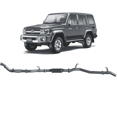 Redback Extreme Duty Exhaust 3in Turbo Back (No Cat With