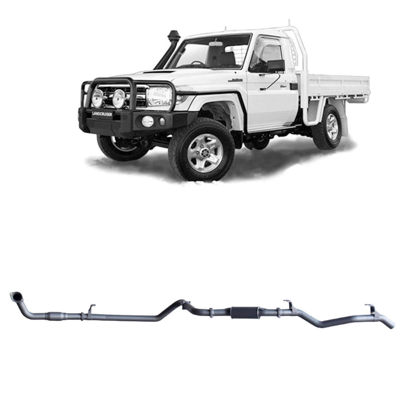 Redback Extreme Duty Exhaust 3in Dump Pipe Back (With Cat