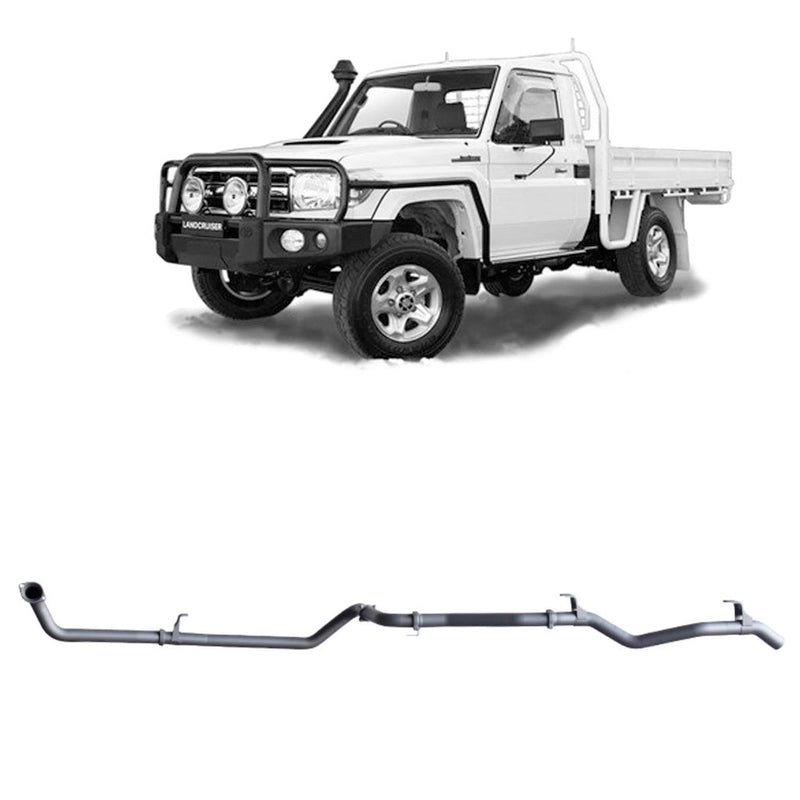 Redback Extreme Duty Exhaust 3in Dump Pipe Back (No Cat &