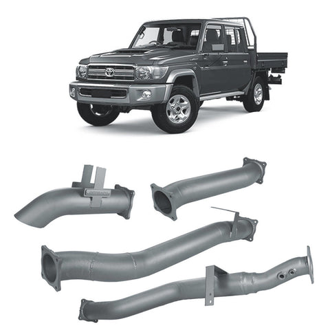 Redback Extreme Duty Exhaust 4in DPF Back (No Cat & No