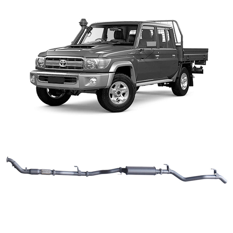 Redback Extreme Duty Exhaust 3in Turbo Back (With Cat &