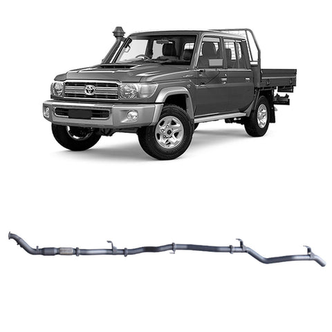 Redback Extreme Duty Exhaust 3in Turbo Back (With Cat &