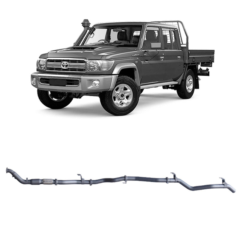 Redback Extreme Duty Exhaust 3in Turbo Back (With Cat &