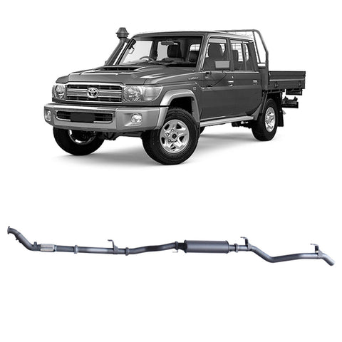 Redback Extreme Duty Exhaust 3in Turbo Back (No Cat With