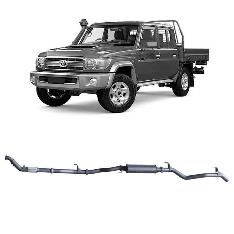 Redback Extreme Duty Exhaust 3in Turbo Back (No Cat With