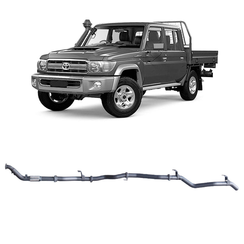 Redback Extreme Duty Exhaust 3in Turbo Back (No Cat & No