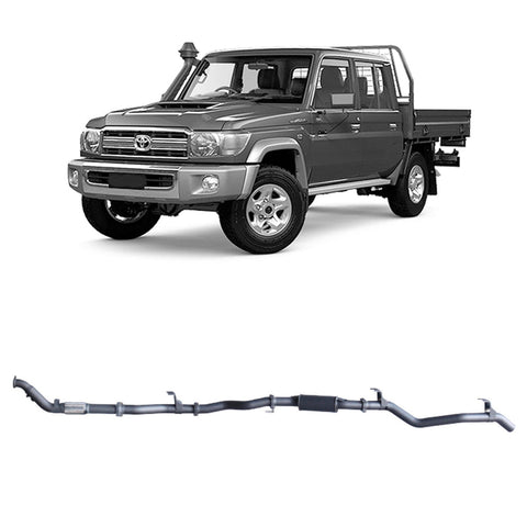 Redback Extreme Duty Exhaust 3in Turbo Back (No Cat With