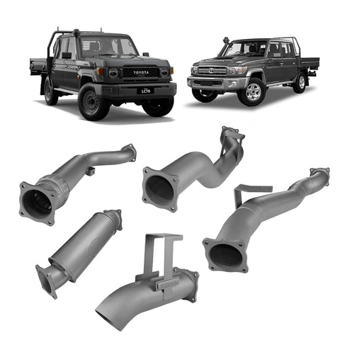 Redback Extreme Duty Exhaust 4in Turbo Back (No Cat With