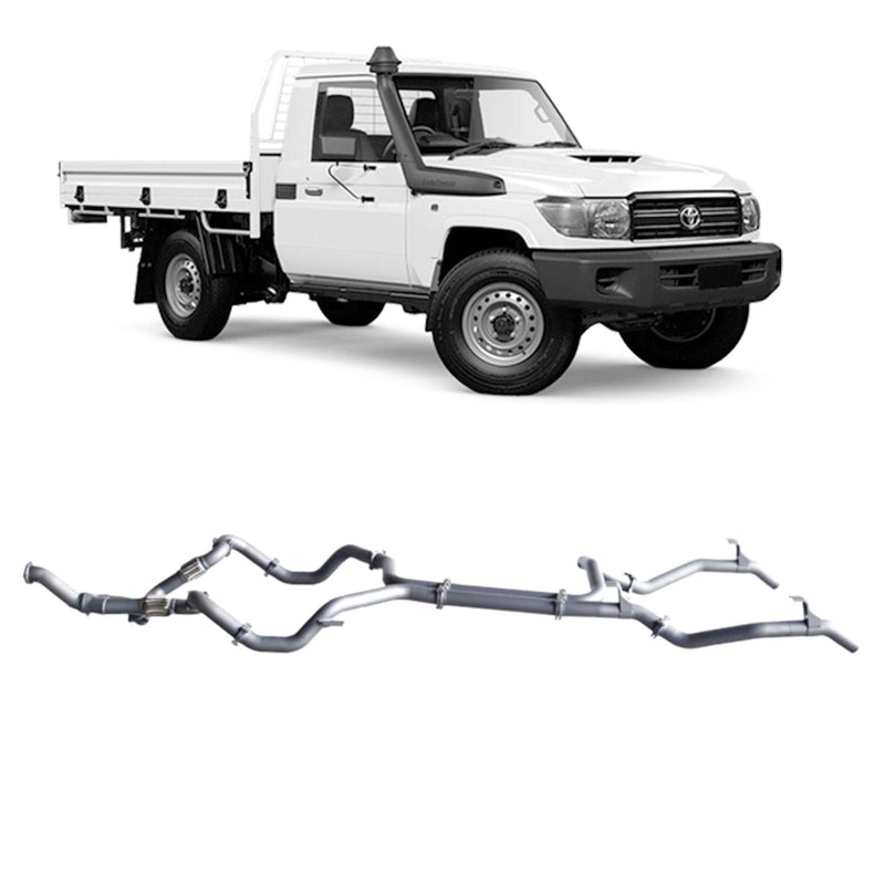 Redback Extreme Duty Exhaust 3in Twin Turbo Back (No Cat