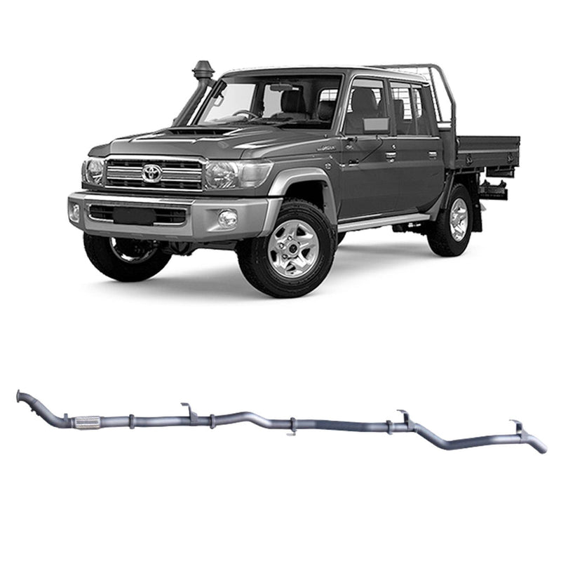 Redback Extreme Duty Exhaust 3in Turbo Back (No Cat & No