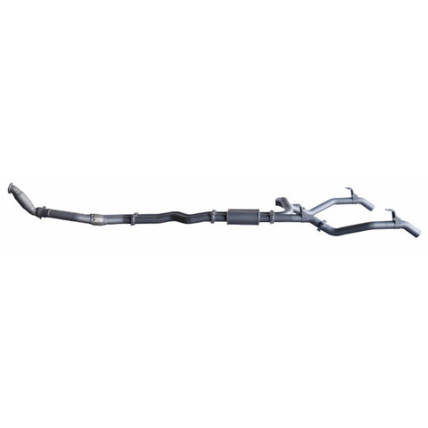 Redback Extreme Duty Exhaust 3in Twin Turbo Back (With