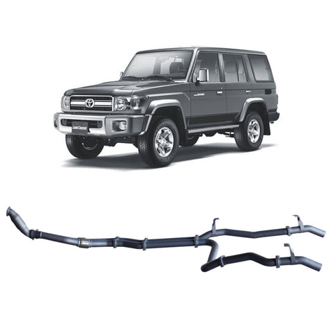 Redback Extreme Duty Exhaust 3in Twin Turbo Back (With