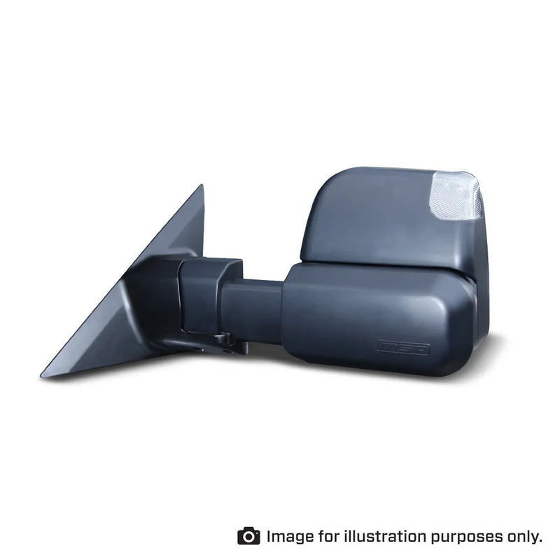 MSA 4x4 Towing Mirrors - Black, Electric, Indicators (Everest 15-22)