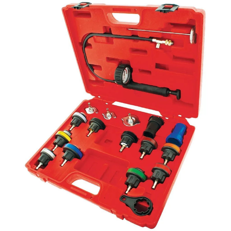 Jayrad Radiator Pressure Tester Kit Universal 18 Pack