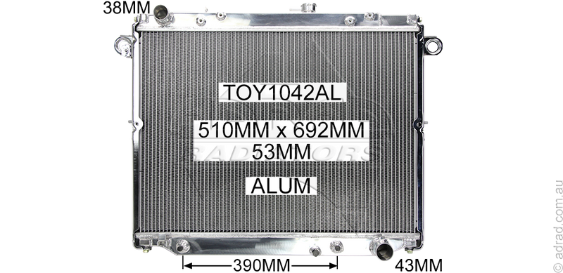 Koyorad K-Sport Performance Radiator (Landcruiser 100 Series HDJ100R 00-07 Manual) *Scratch and Dent Clearance *...