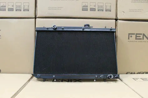 Fenix Radiators Radiator - Full Aluminium Performance (ST215 Caldina) - Satin Black — fits Toyota Caldina