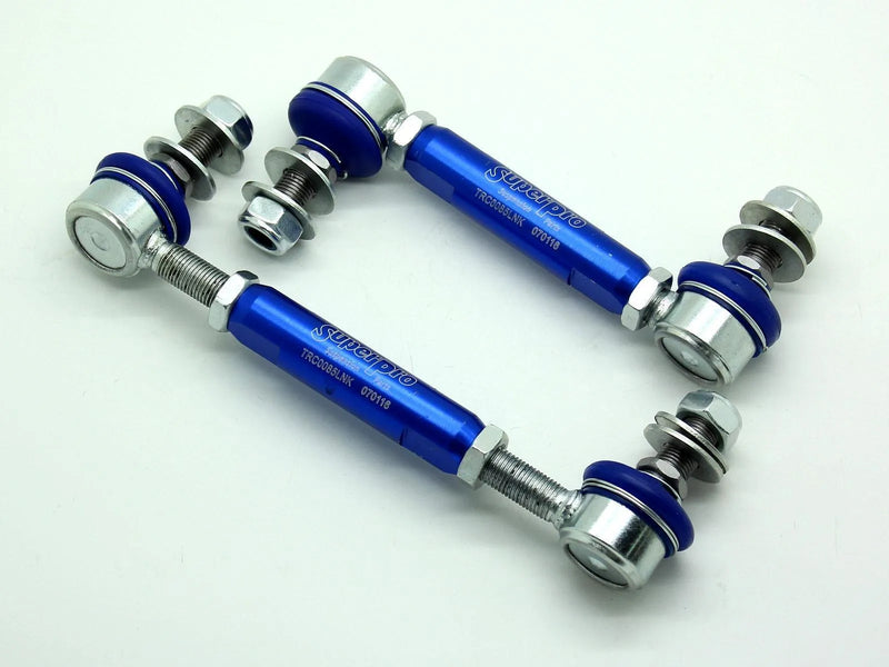 SuperPro 10mm Adjustable Sway Bar Link Kit - Rear 140-185mm (Colorado RG/D-Max) — fits Holden Jackaroo U8 Ubs25 26...