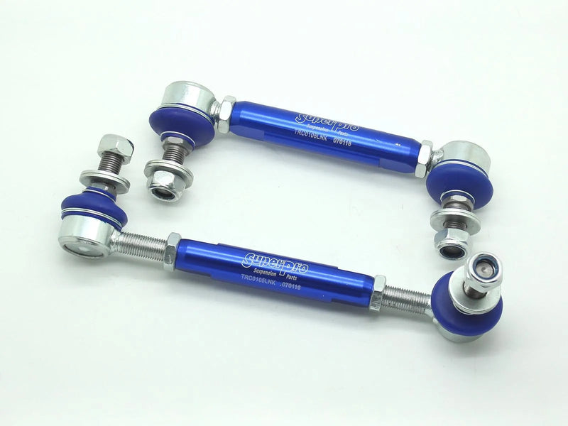 SuperPro 12mm Adj Sway Bar Link Kit - Front (Pathfinder R50/ElGrand E50) — fits Nissan Elgrand