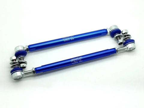 SuperPro 12mm Adj Sway Bar Link Kit - Front (Q3/X3/Odyssey/Santa Fe) — fits Chrysler Voyager
