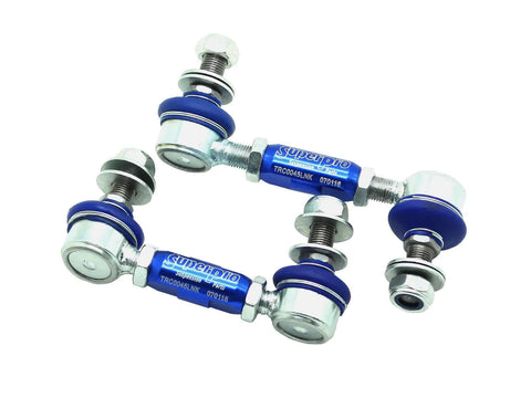 SuperPro 12mm Adj Sway Bar Link Kit - Rear (Pajero/Range Rover Sport/Discovery) — fits Land Rover Discovery Series 3