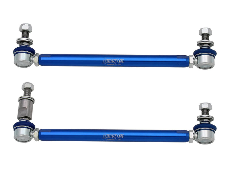 SuperPro Sway Bar Link Kit-Heavy Duty Adj - Front (Q2 GAB 16+) — fits Audi A3