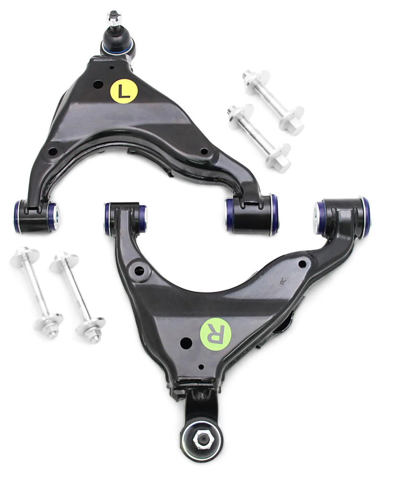 SuperPro Control Arm Lower Complete Assembly Kit-Standard - Front (Prado 150 Series/FJ Cruiser) — fits Toyota Landc...
