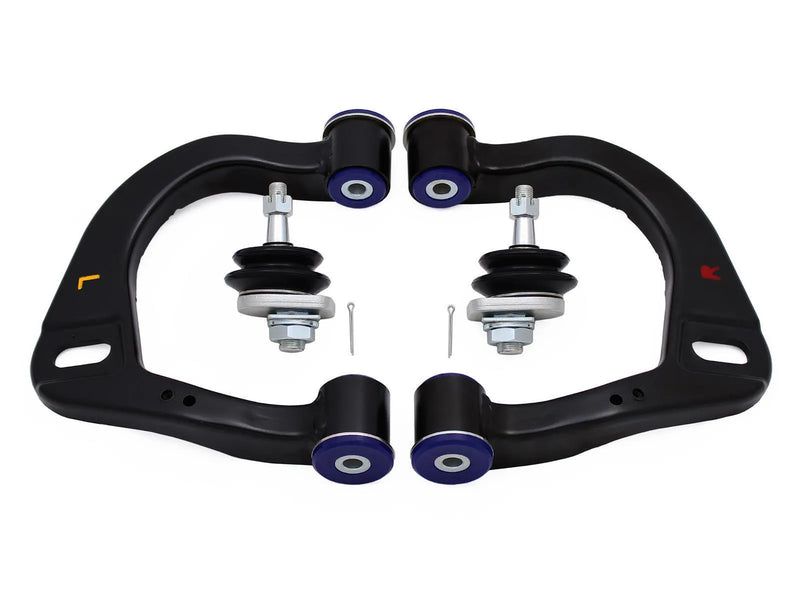 SuperPro Control Arm Upper Complete Assembly-Adj - Front (Prado/FJ Cruiser) — fits Toyota Landcruiser Prado 150 Series
