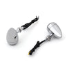 Harley Chopper Cafe Racer 2 Color Generic Motorcycle Bullet Turn Signals Indicators