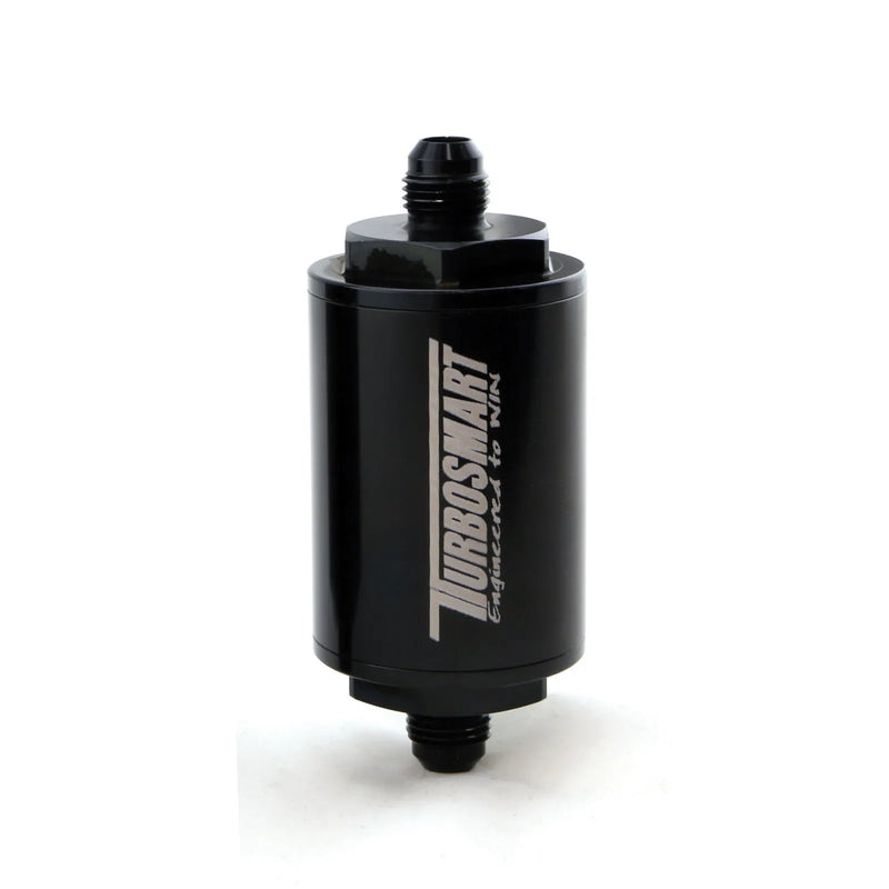 Turbosmart Billet Fuel Filter 10um AN-6 - Black