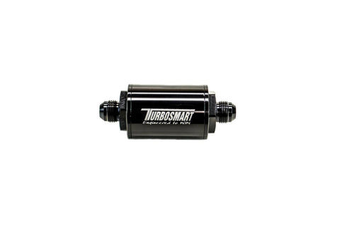 Turbosmart Billet Fuel Filter 10um AN-8 - Black