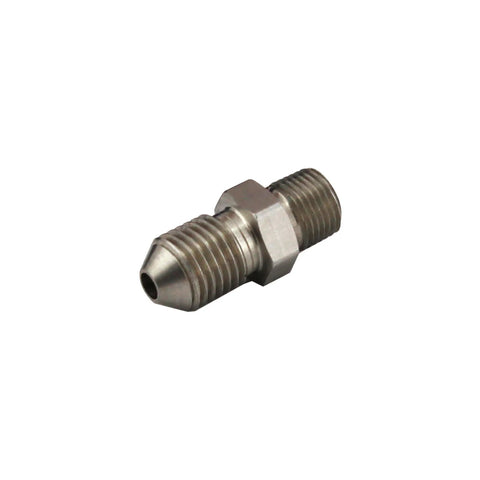 Turbosmart Pushloc Fitting Stainless Steel - 1/8" NPT to -4AN male - SS
