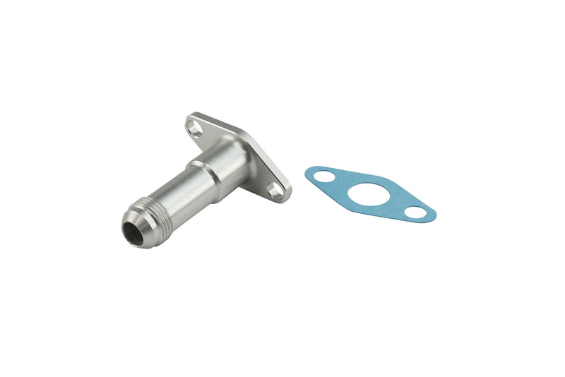 Turbosmart 50.8mm 10AN 75mm Extended Oil Drain Silver