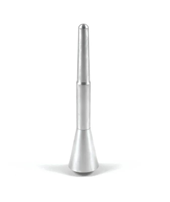 Torque Solution Billet Shorty Antenna (MX-5 2005+) Silver — fits Mazda MX-5