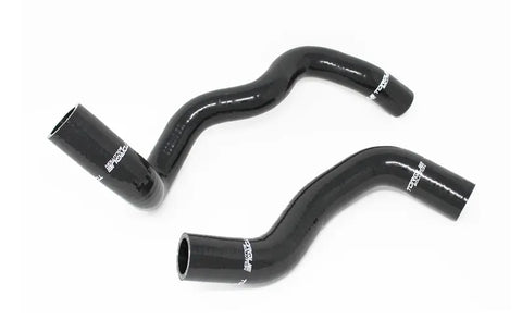 Torque Solution Silicone Radiator Hose Kit (Focus RS 2016+) Black — fits Ford Focus