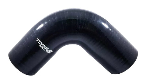 Torque Solution 90 Degree Silicone Elbow - 2 inch, Black