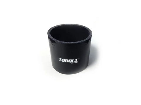 Torque Solution Straight Silicone Coupler - 3in, Black