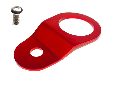 Torque Solution Radiator Mount (Evo 7-9) Red — fits Mitsubishi Lancer