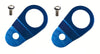 Torque Solution Radiator Mount Combo with Inserts (Evo 7-9) Blue