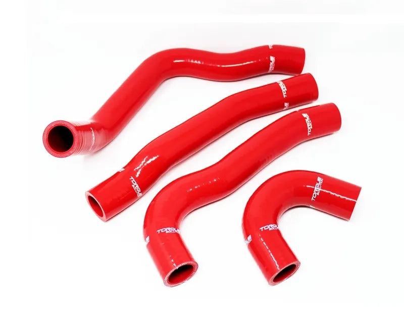 Torque Solution Silicone Radiator Hose Kit (EVO X)Red — fits Mitsubishi Lancer