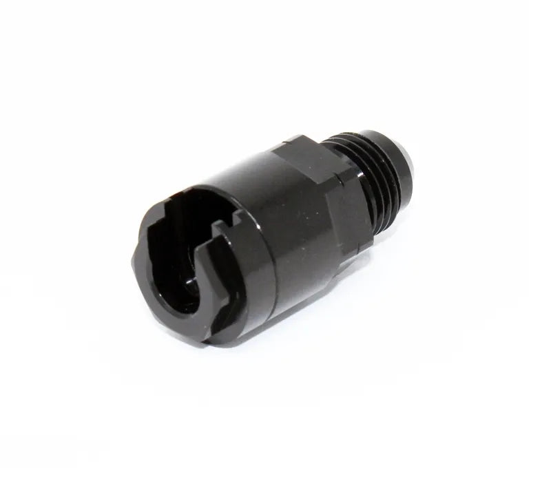 Torque Solution Locking Quick Disconnect Adapter Fitting - 5/16in SAE to -8AN Male Flare